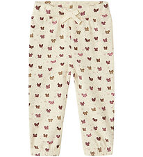 Name It Bukser - NbfRibow - Summer Sand m. Sløjfer Name It Bukser - NbfRibow - Summer Sand m. Sløjfer