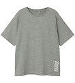 Name It T-Shirt - NkmOvan - Grey Melange m. Print