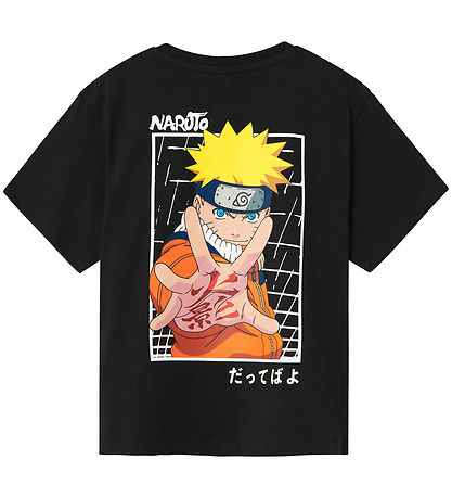 Name It T-shirt - Naruto - NkmOdal - Black m. Print Name It T-shirt - Naruto - NkmOdal - Black m. Print