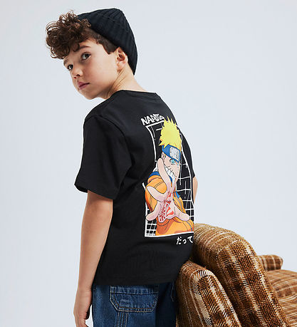 Name It T-shirt - Naruto - NkmOdal - Black m. Print Name It T-shirt - Naruto - NkmOdal - Black m. Print