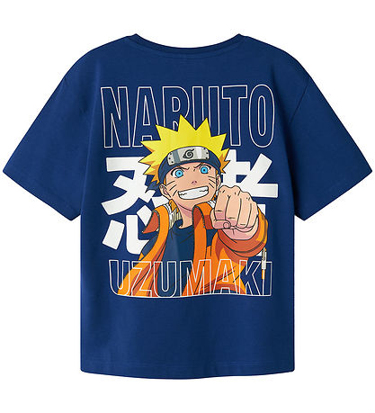 Name It T-shirt - Naruto - NkmOdal - Sodalite Blue m. Print