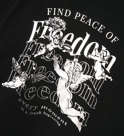 Name It T-shirt - NkfRusa - Sort m. Print