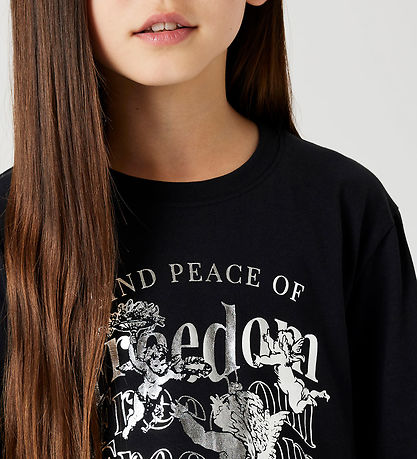 Name It T-shirt - NkfRusa - Sort m. Print