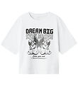 Name It T-shirt - NkfRusa - Bright White m. Print