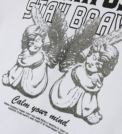 Name It T-shirt - NkfRusa - Bright White m. Print Name It T-shirt - NkfRusa - Bright White m. Print