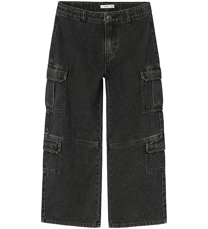 Name It Jeans - Wide - Noos - NkfBella - Black Denim