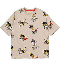 The New T-shirt - TnNarfalle - Feather Gray AOP The New T-shirt - TnNarfalle - Feather Gray AOP