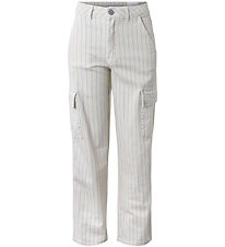 Hound Jeans - Hvid/Lyseblå m. Striber Hound Jeans - Hvid/Lyseblå m. Striber