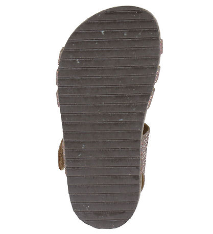 Pom Pom Sandaler - Velcro Braid - Multi Glitter