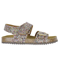 Pom Pom Sandaler - Velcro - Multi Sprinkel Pom Pom Sandaler - Velcro - Multi Sprinkel