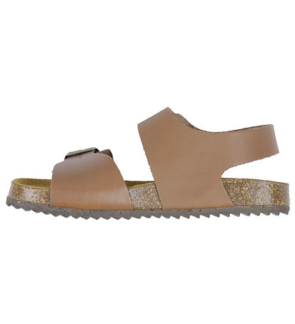 Pom Pom Sandaler - Velcro - Camel Pom Pom Sandaler - Velcro - Camel