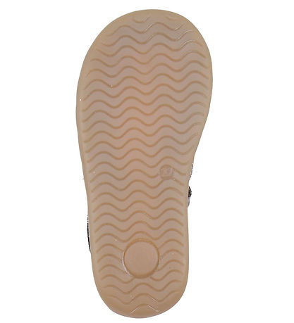 Pom Pom Sandaler - Starters Velcro Braid - Multi Glitter Pom Pom Sandaler - Starters Velcro Braid - Multi Glitter