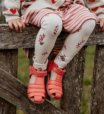 Pom Pom Sandaler - Starters Scallop Velcro - Rose Melon