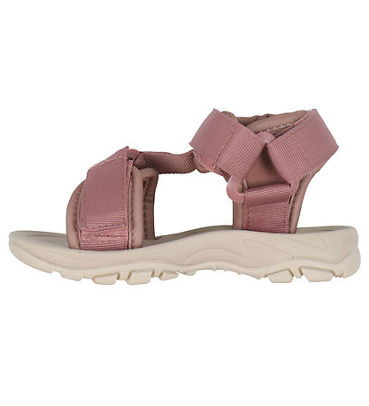 Pom Pom Sandaler - Trecking Velcro - Withered Rose Pom Pom Sandaler - Trecking Velcro - Withered Rose