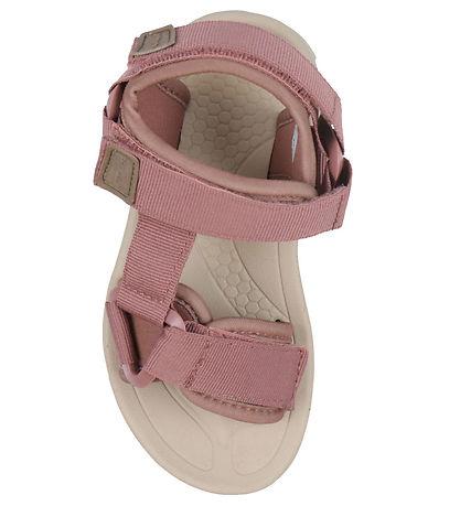 Pom Pom Sandaler - Trecking Velcro - Withered Rose Pom Pom Sandaler - Trecking Velcro - Withered Rose