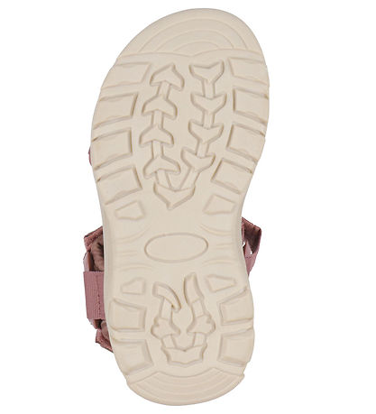 Pom Pom Sandaler - Trecking Velcro - Withered Rose Pom Pom Sandaler - Trecking Velcro - Withered Rose