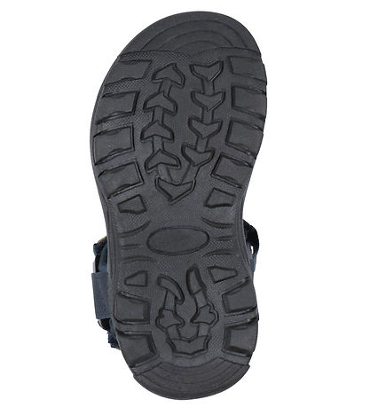 Pom Pom Sandaler - Trecking Velcro - Navy