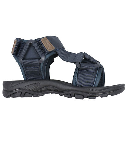 Pom Pom Sandaler - Trecking Velcro - Navy Pom Pom Sandaler - Trecking Velcro - Navy