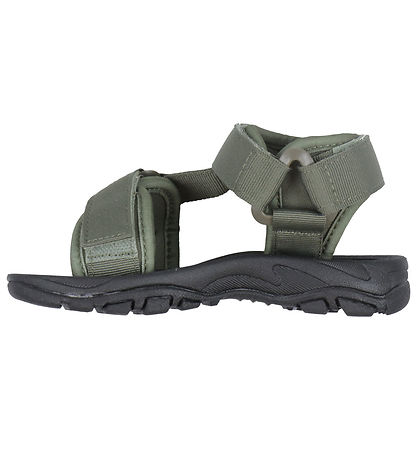 Pom Pom Sandaler - Trecking Velcro - Hunter Green Pom Pom Sandaler - Trecking Velcro - Hunter Green