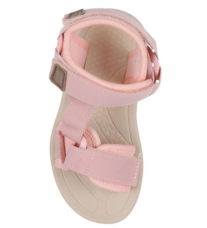 Pom Pom Sandaler - Trecking Velcro - Bright Rose