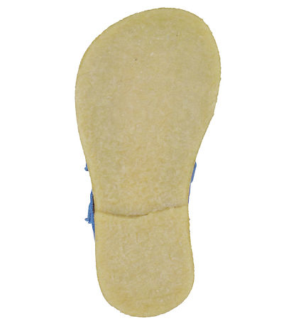 Pom Pom Sandaler - Classic Rub Sole Closed Two Velcro - Bright B Pom Pom Sandaler - Classic Rub Sole Closed Two Velcro - Bright B