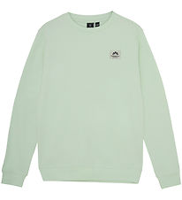 Indian Blue Jeans Sweatshirt - Fade Mint m. Print Indian Blue Jeans Sweatshirt - Fade Mint m. Print