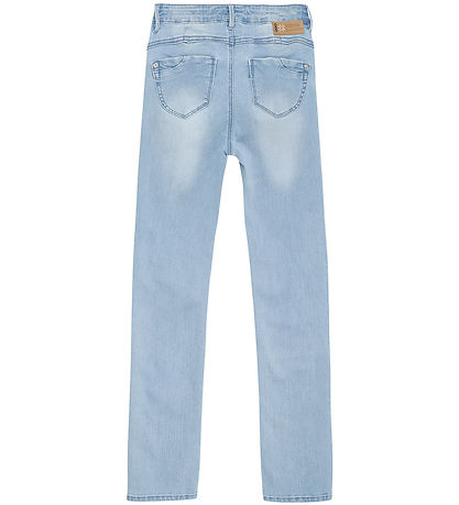 Indian Blue Jeans Jeans - Wide Fit - Light Denim Blue Indian Blue Jeans Jeans - Wide Fit - Light Denim Blue