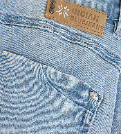 Indian Blue Jeans Jeans - Wide Fit - Light Denim Blue Indian Blue Jeans Jeans - Wide Fit - Light Denim Blue