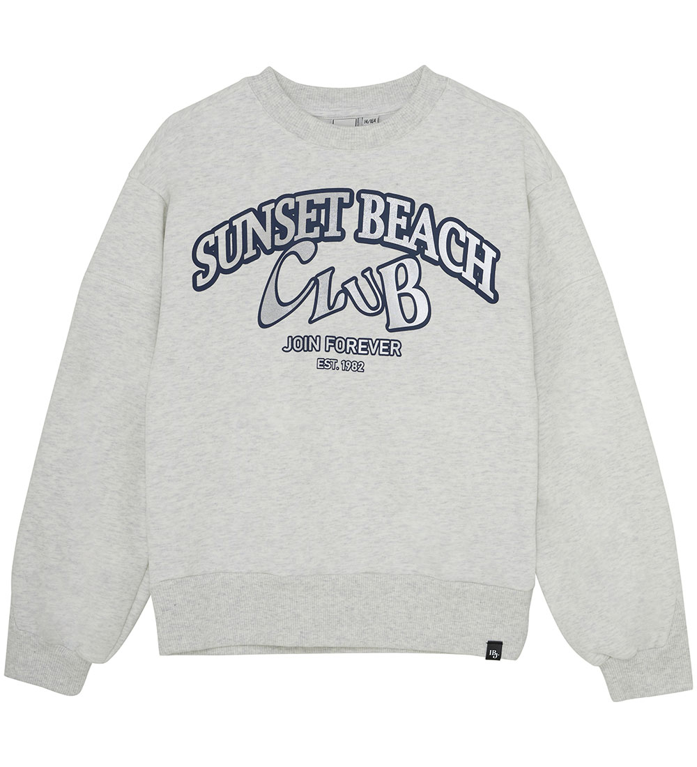 Indian Blue Jeans Sweatshirt - Melange - Cloud m. Print - Indian Blue Jeans - 10 Jahre (140) - Sweatshirts
