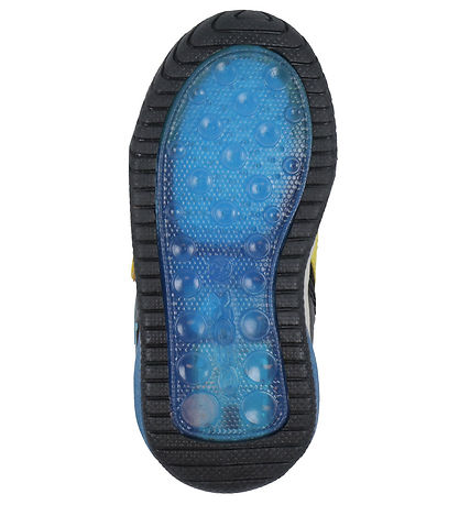 Geox Sko blinkesko - J Inek - Gul/Rød