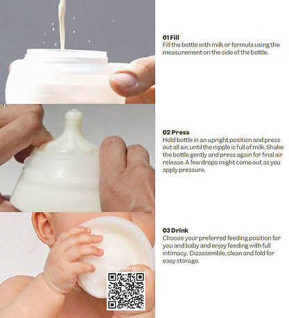Caramma Sutteflasker - Silikone - Support Starter - 150/300 ml