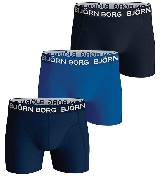 Björn Borg Boxershorts - 3-pak - Blå