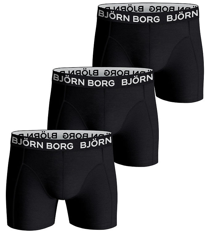 Björn Borg Boxershorts - 3-pak - Sort