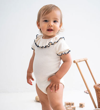 Minimalisma Body k/æ - Rib - Nynne - Nature/Dark Blue Minimalisma Body k/æ - Rib - Nynne - Nature/Dark Blue