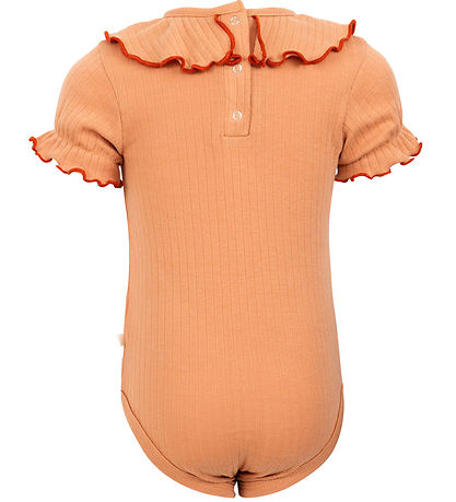 Minimalisma Bodysuit k/æ - Rib - Nynne - Peach Minimalisma Bodysuit k/æ - Rib - Nynne - Peach