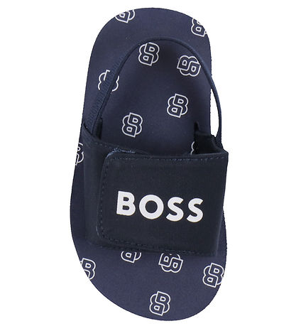 BOSS Badesandaler - Navy/Hvid BOSS Badesandaler - Navy/Hvid