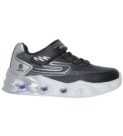 Skechers Shoes w. Light - Vortex 2.0 - Quantroid - Black/Grey