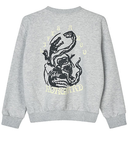 Mads Nørgaard Sweatshirt - Sonar - Lysegråmeleret