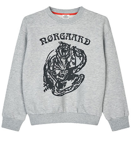 Mads Nørgaard Sweatshirt - Sonar - Lysegråmeleret