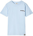 Mads Nørgaard T-shirt - Thorlino - Cashmere Blue  Mads Nørgaard T-shirt - Thorlino - Cashmere Blue