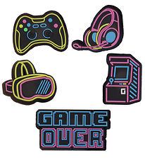 Crocs Vedhæng - Neon Gamer - 5-pak Crocs Vedhæng - Neon Gamer - 5-pak