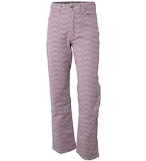 Hound Bukser - Wave Printed Denim - Lavender Hound Bukser - Wave Printed Denim - Lavender