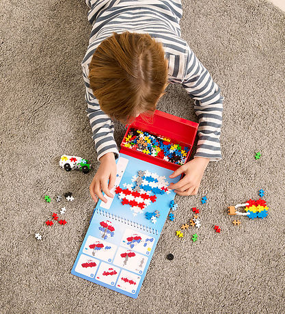 Plus-Plus Aktivitetssæt - Puzzle By Number - 125 stk. - Transpor