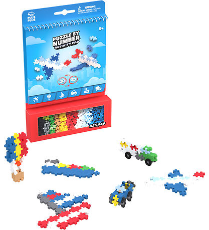 Plus-Plus Aktivitetssæt - Puzzle By Number - 125 stk. - Transpor