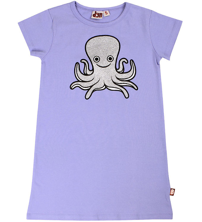 DYR-Cph Kjole - Dyrloud - Lilla m. Blæksprutte