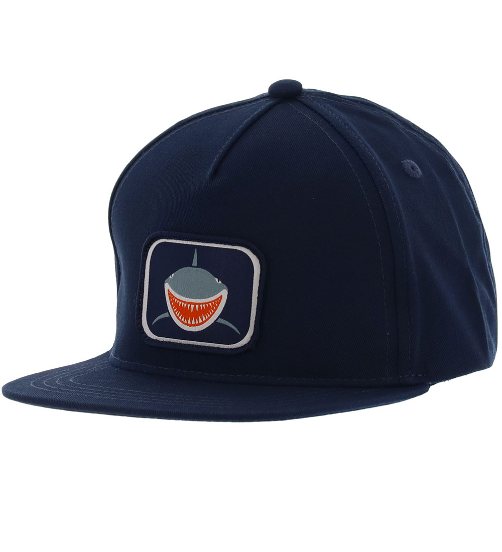 DYR-Cph Kappe - Dyrclassic - Navy m. Hai - DYR-Cph - One Size - Kappen