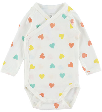 Petit Bateau Body l/æ - 3-pak - Rosa/Gul Petit Bateau Body l/æ - 3-pak - Rosa/Gul