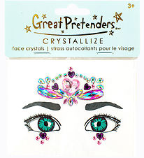 Great Pretenders Ansigtssmykker - Crystal Hearts Great Pretenders Ansigtssmykker - Crystal Hearts