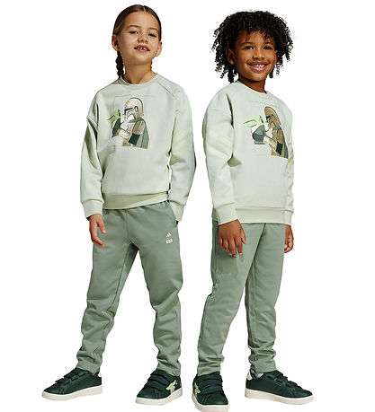 adidas Performance Træningssæt - LK Sw Mndo Jog - Lingrn/Cybemt