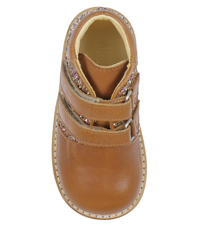 Angulus Begyndersko - Cognac/Multi Glitter